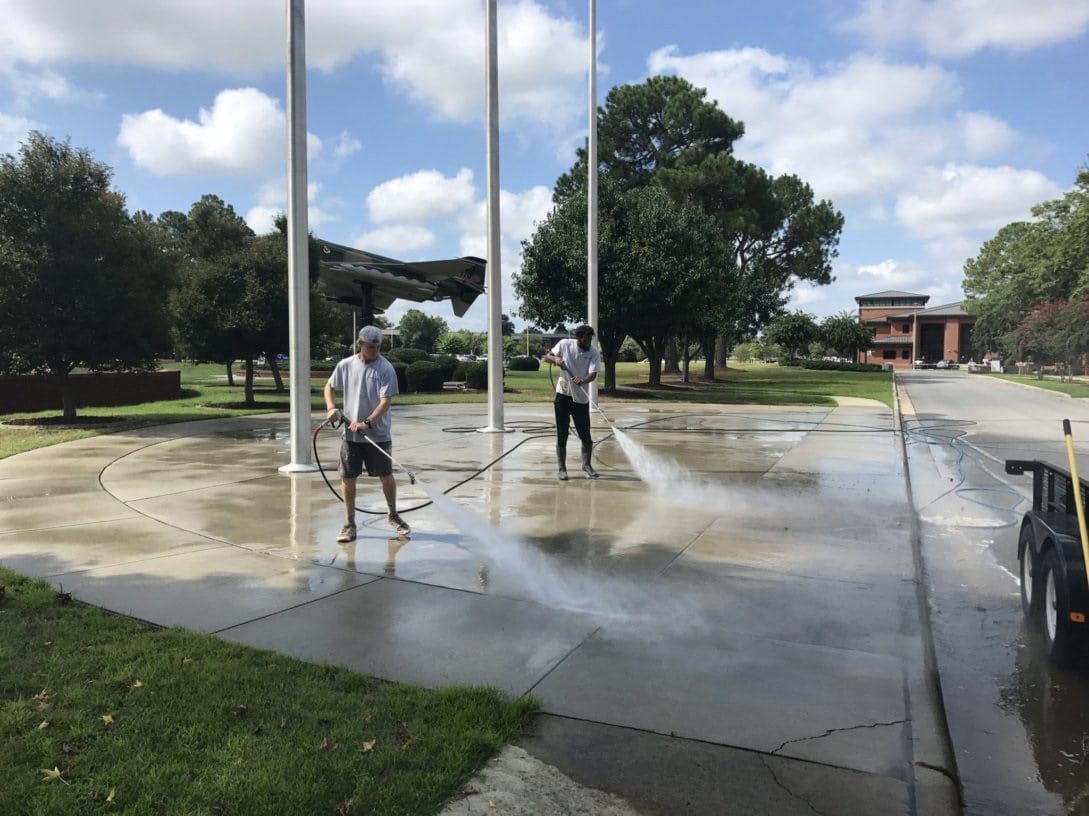 Expert parking lot and garage sweeping for commercial properties