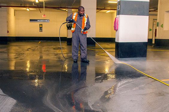 Expert rust and oil stain removal for driveways and parking lots